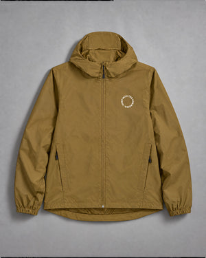 Embroidered Windbreaker Jacket in Bronze