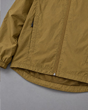 Embroidered Windbreaker Jacket in Bronze