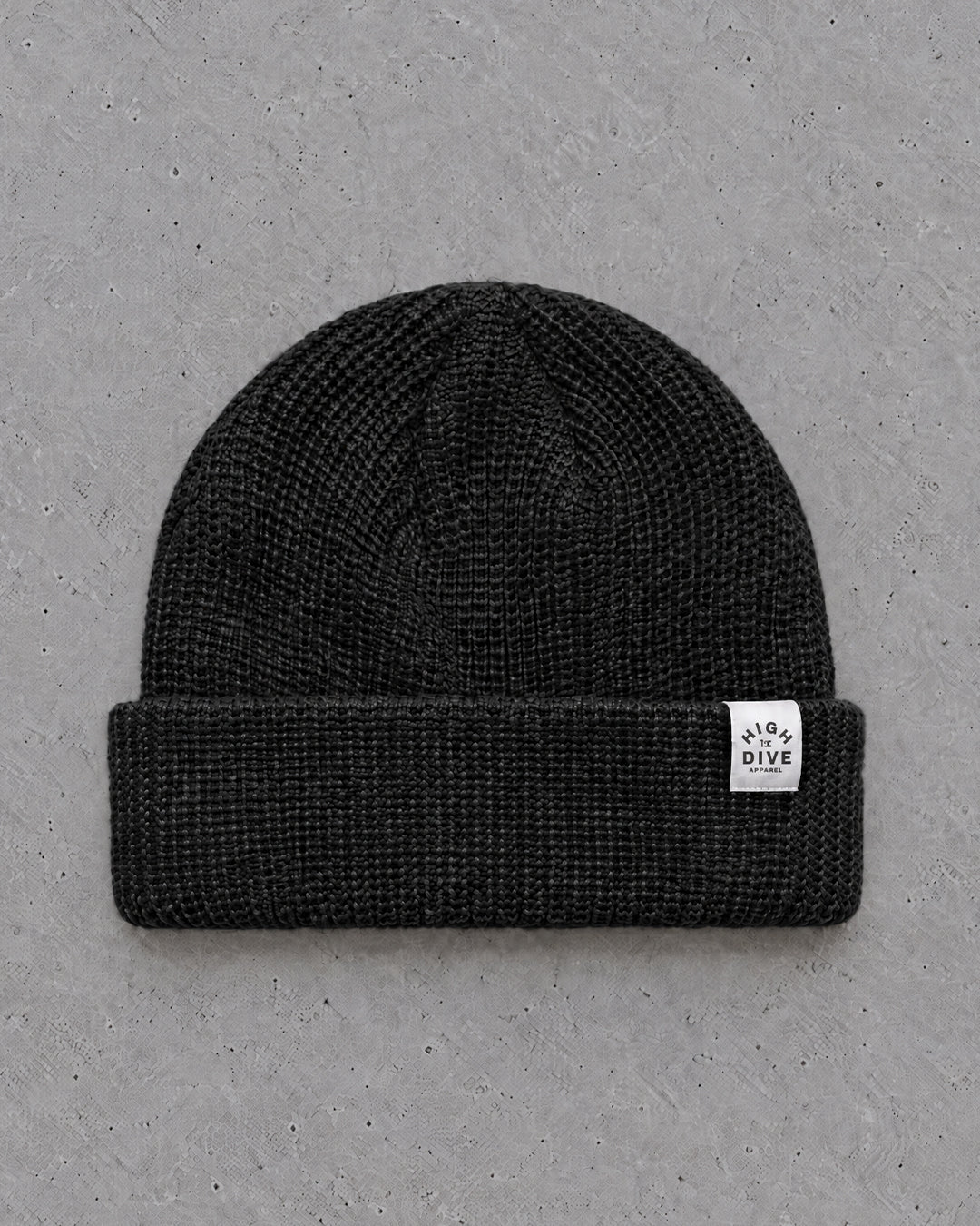 Cable Fisherman Beanie - Black