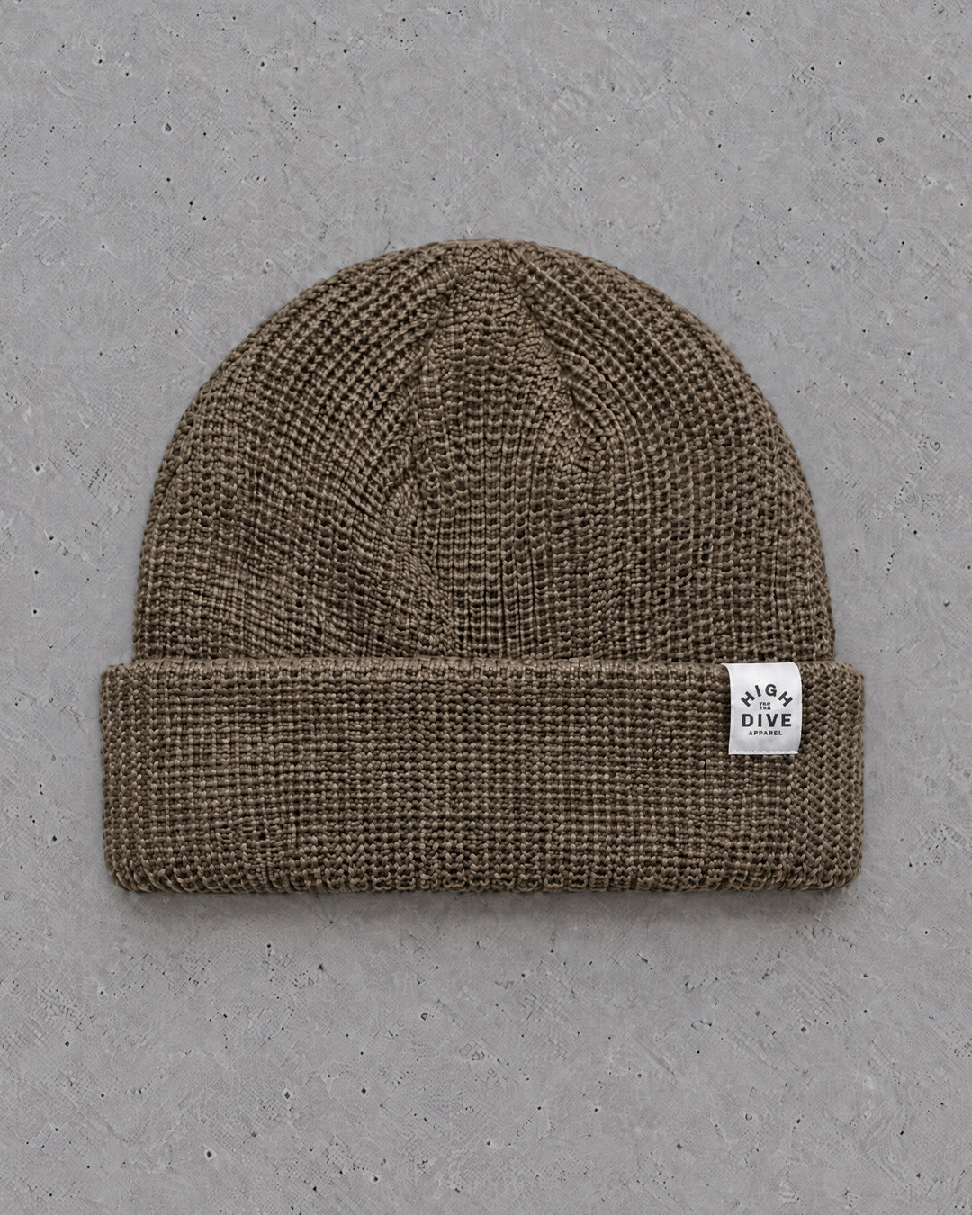 Cable Fisherman Beanie - Walnut