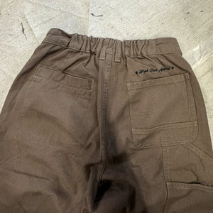 Pantalones de carpintero de lona marrón