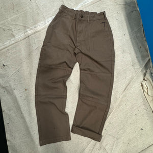 Pantalones de carpintero de lona marrón