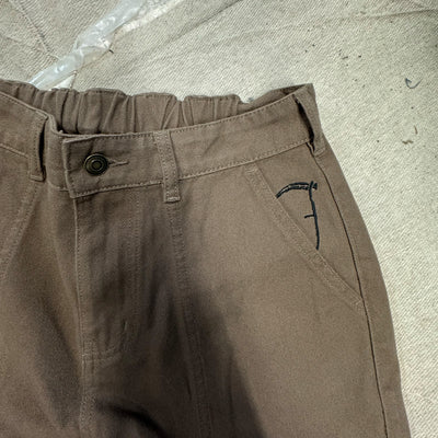 Brown Canvas Carpenter Trousers