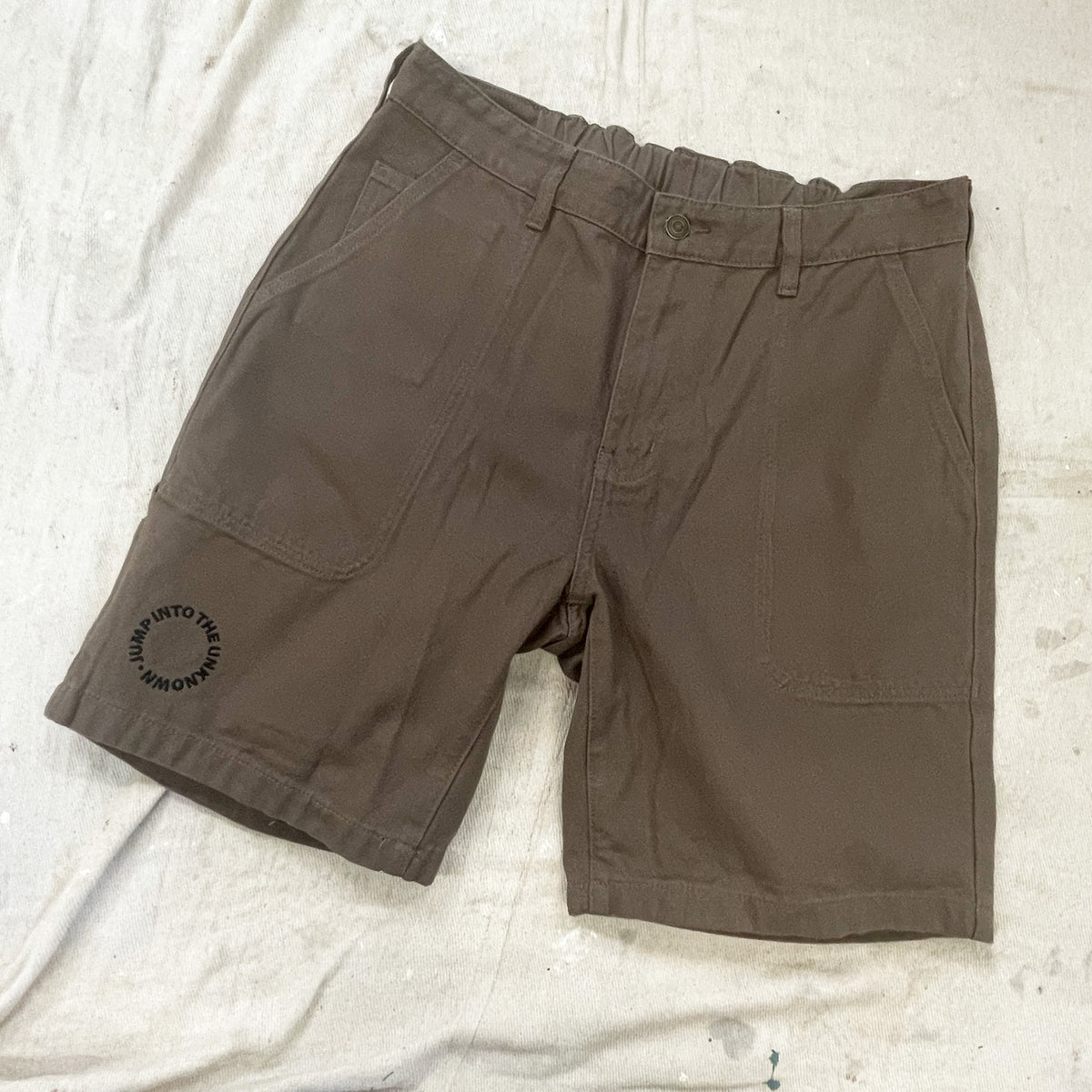Canvas Shorts Brown