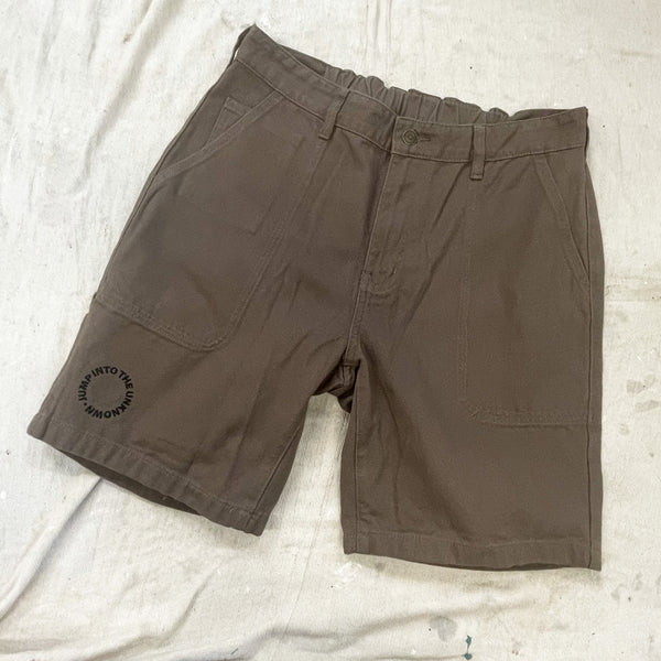 Canvas Shorts Brown