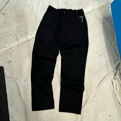 Black Canvas Carpenter Trousers