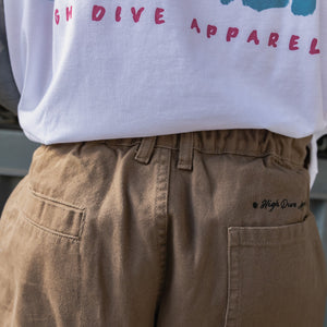 Pantalones de carpintero de lona marrón