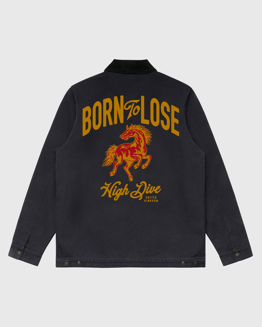 Born To Lose Navy Canvas Jacket