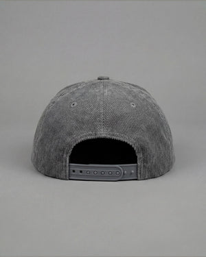 Mountains Shadow Grey Cord Cap
