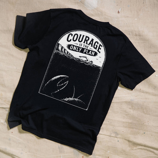 Courage Charity Black Tee