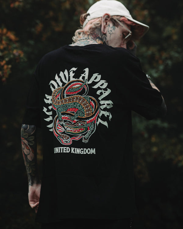 Croc Black T-Shirt