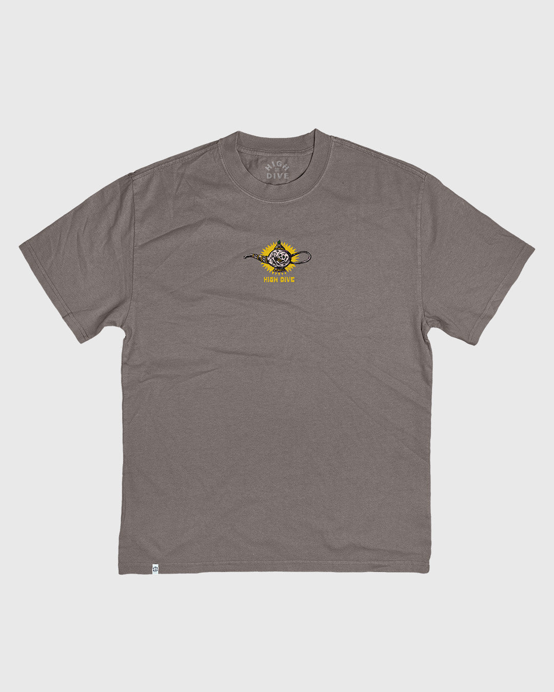 Cursed Miracles Heavy Faded Grey Tee