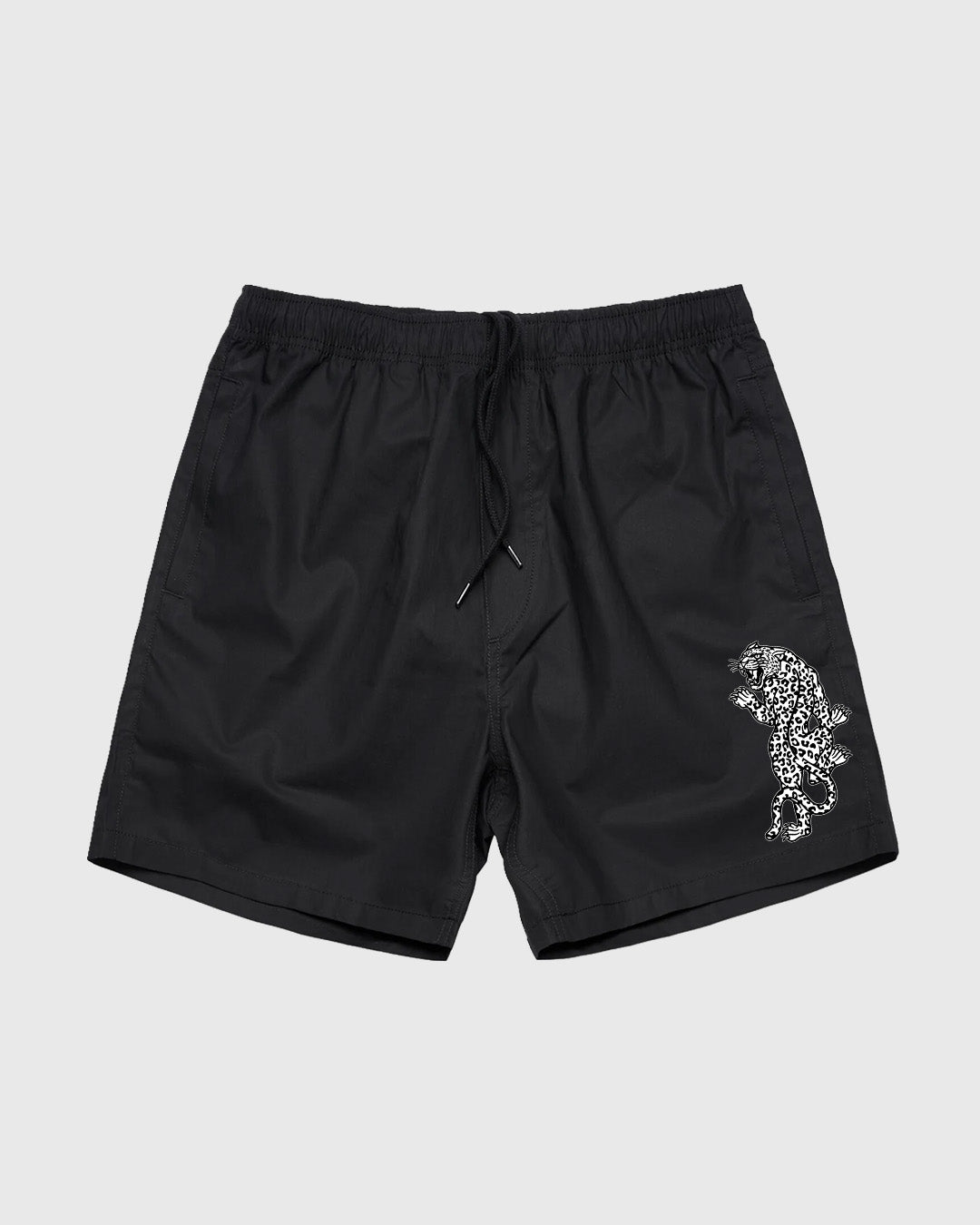 DBD Panther Black Beach Shorts