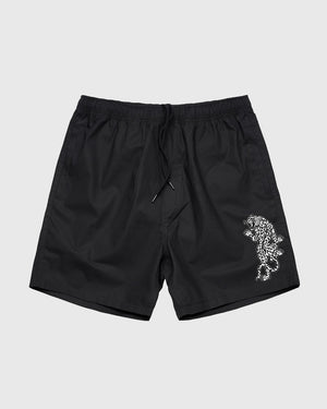 DBD Panther Black Beach Shorts