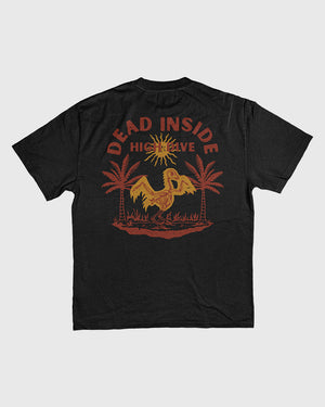 Limited Edition Dead Inside Heavy Tee Faded Black