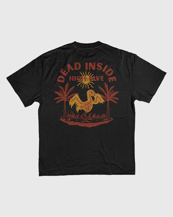 Limited Edition Dead Inside Heavy Tee Faded Black