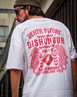 Death Before Dishonour White Tee