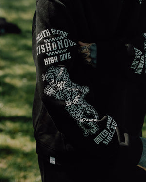 Death Before Dishonour Black Oversized Hoody