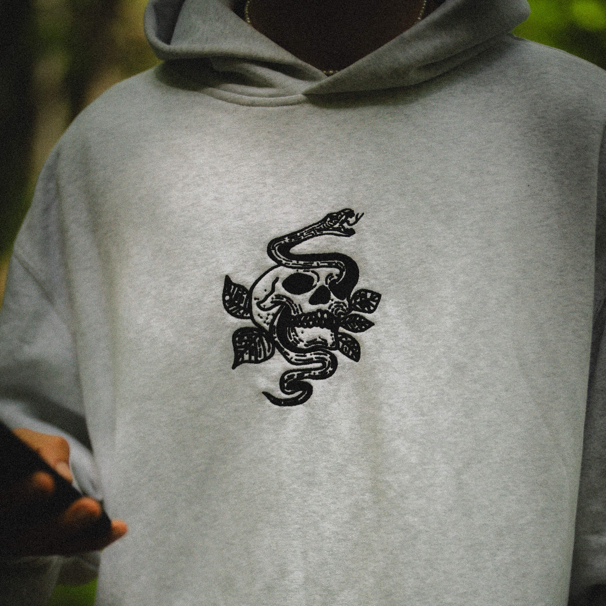 Decay Embroidered Oversized Hoodie