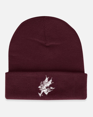 Demon Burgundy Beanie