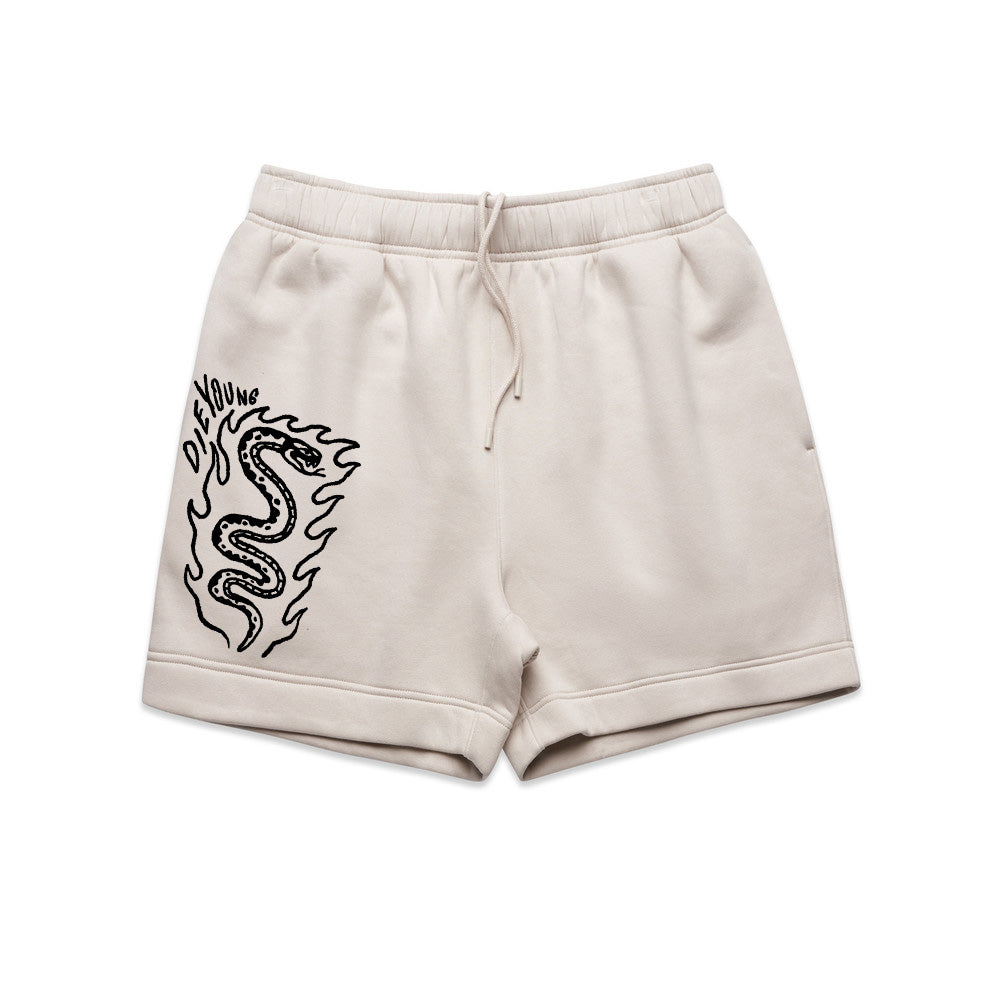 Die Young Snake Bone Relax Track Shorts