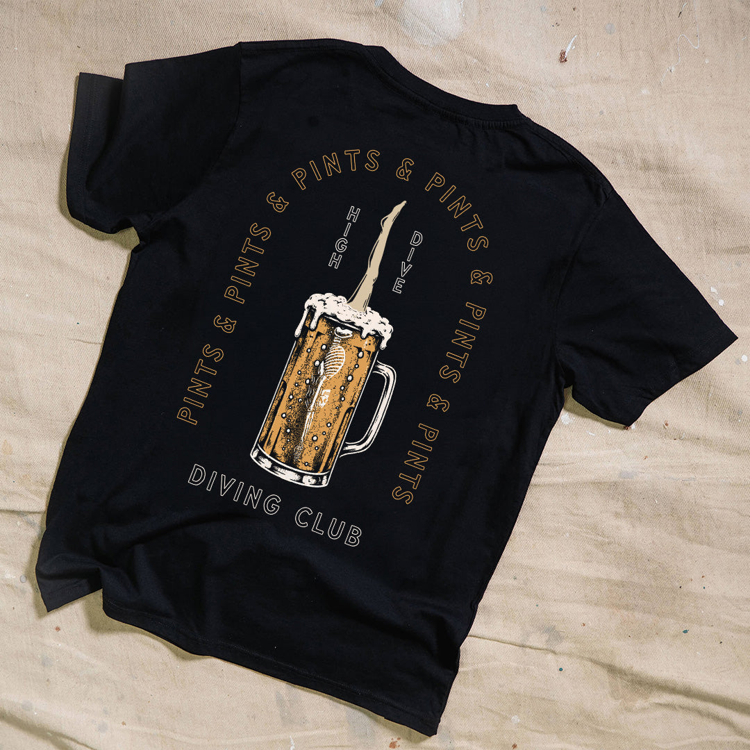 Diving Club Black Tee