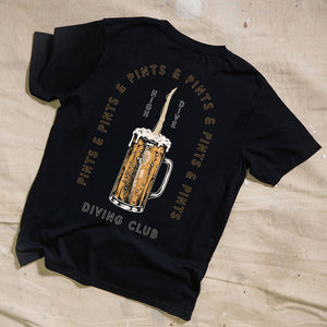 Diving Club Black Tee