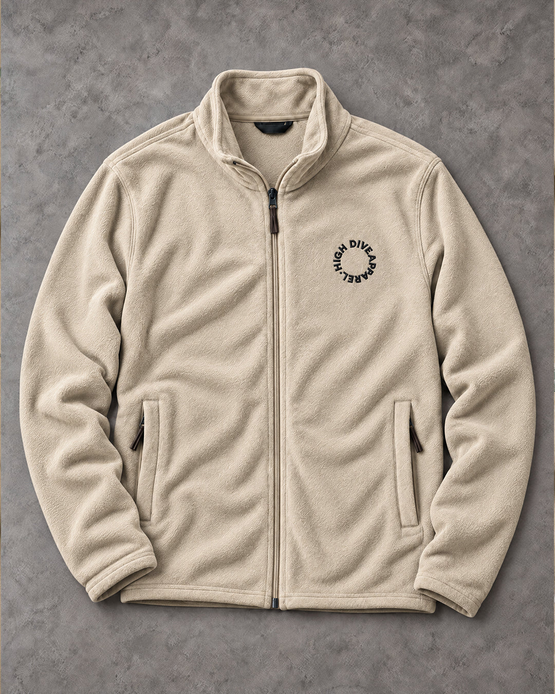 High Dive Circle Ecru Fleece