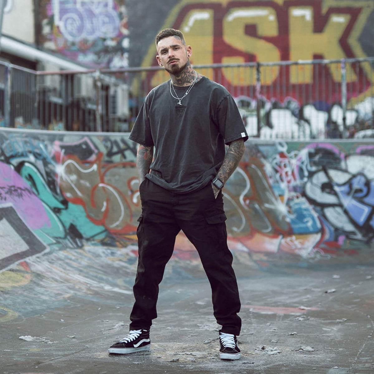 Embroidered Panther Stonewash Tee BFCM EARLY ACCESS