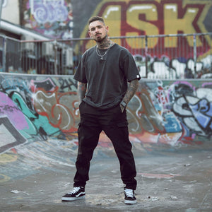 Embroidered Panther Stonewash Tee BFCM EARLY ACCESS