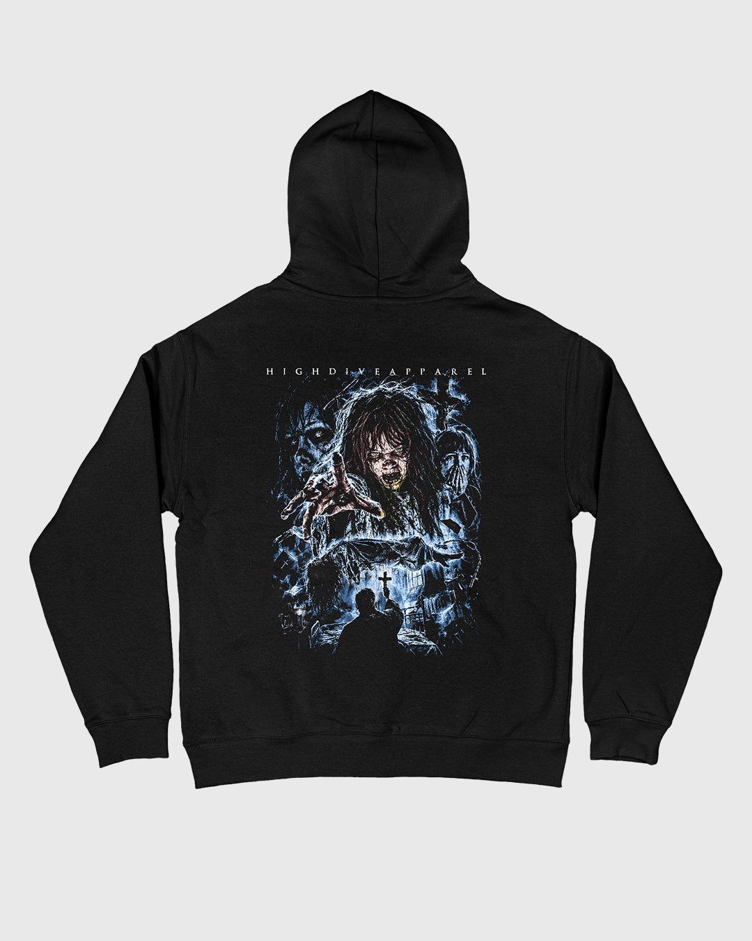 Exorcist Black Oversized Hoody