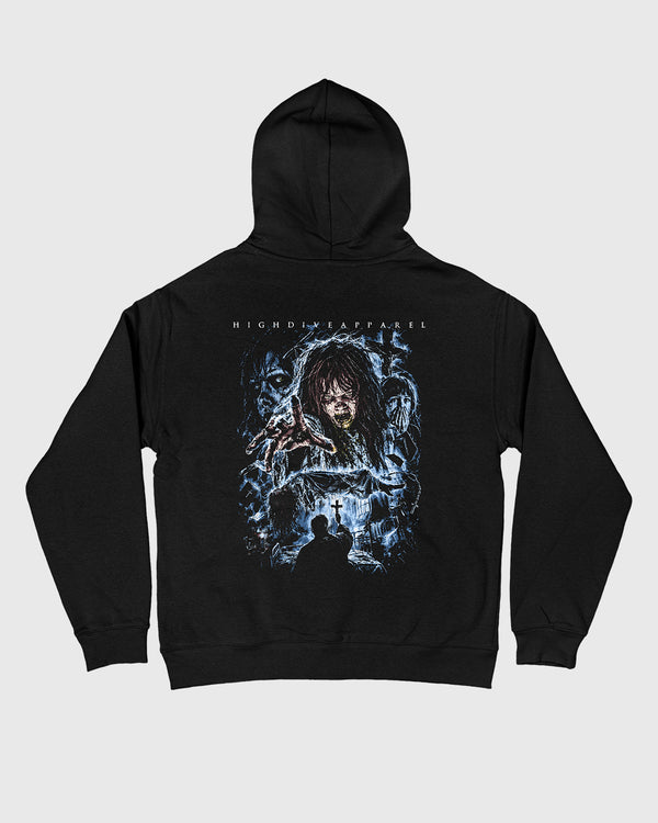 Exorcist Black Oversized Hoody