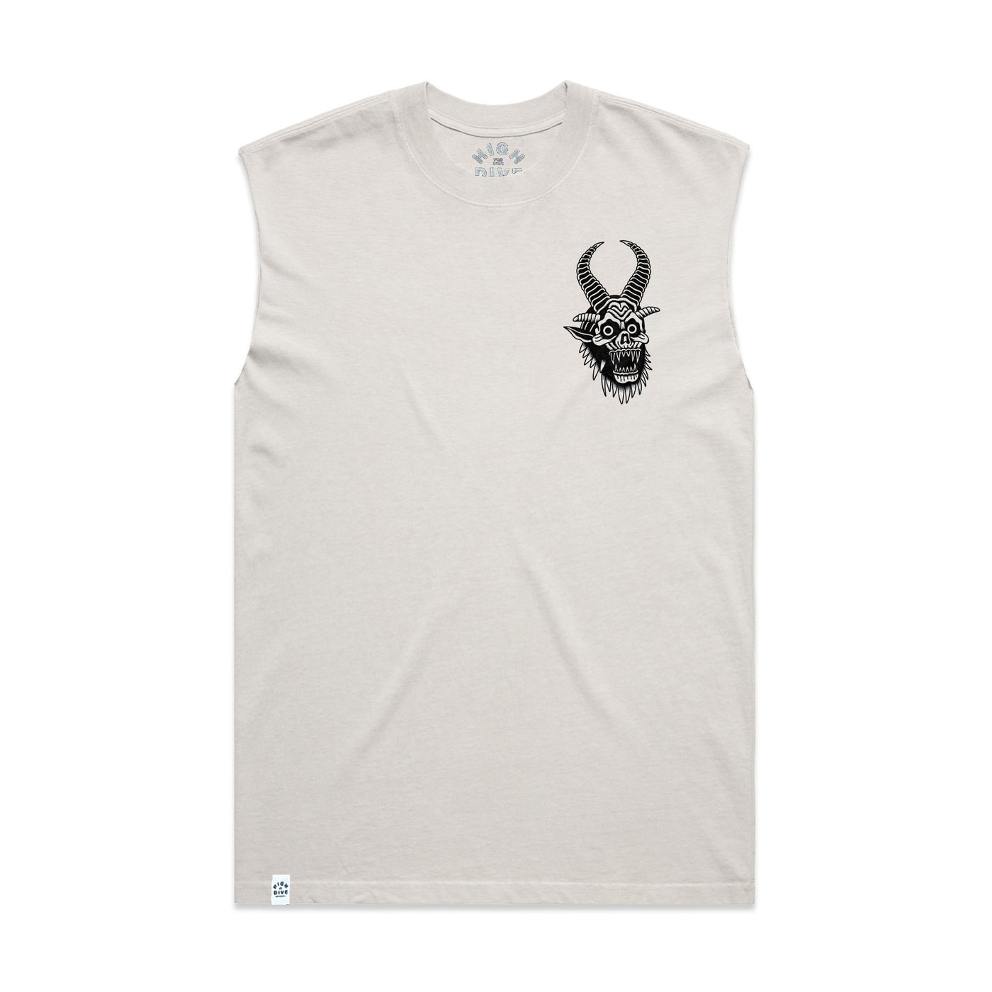 Ezra Flash Heavy Faded Bone Tank