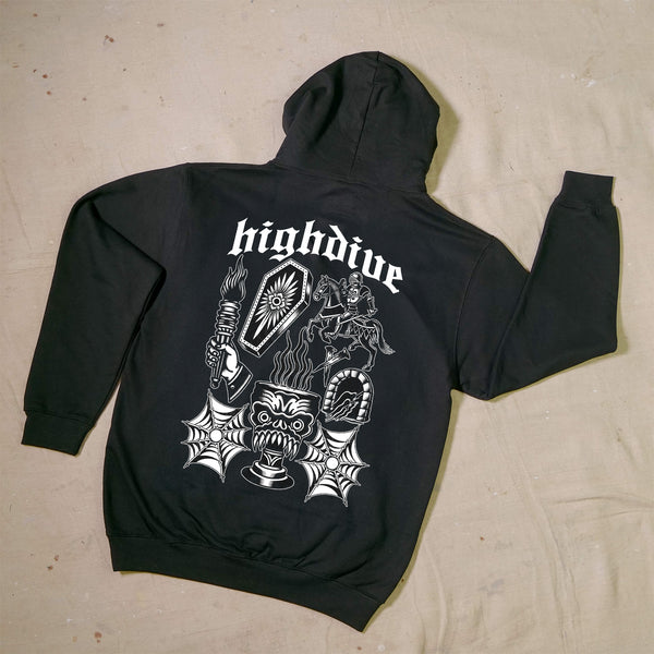 Sudadera con capucha La vida es sombría 