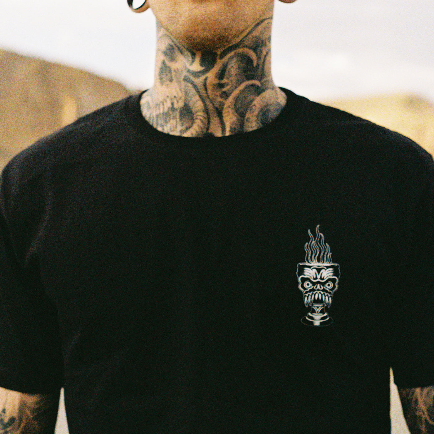 Ezra Flash Black  T-Shirt
