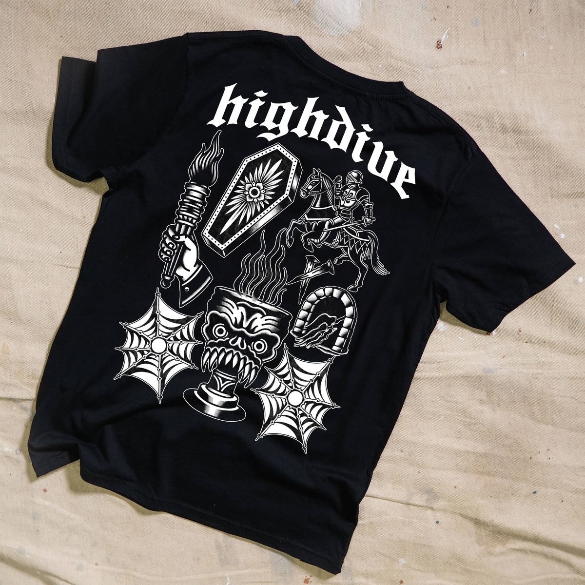 Ezra Flash Black  T-Shirt