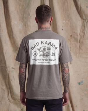 Camiseta descolorida ultra pesada de MadMan 