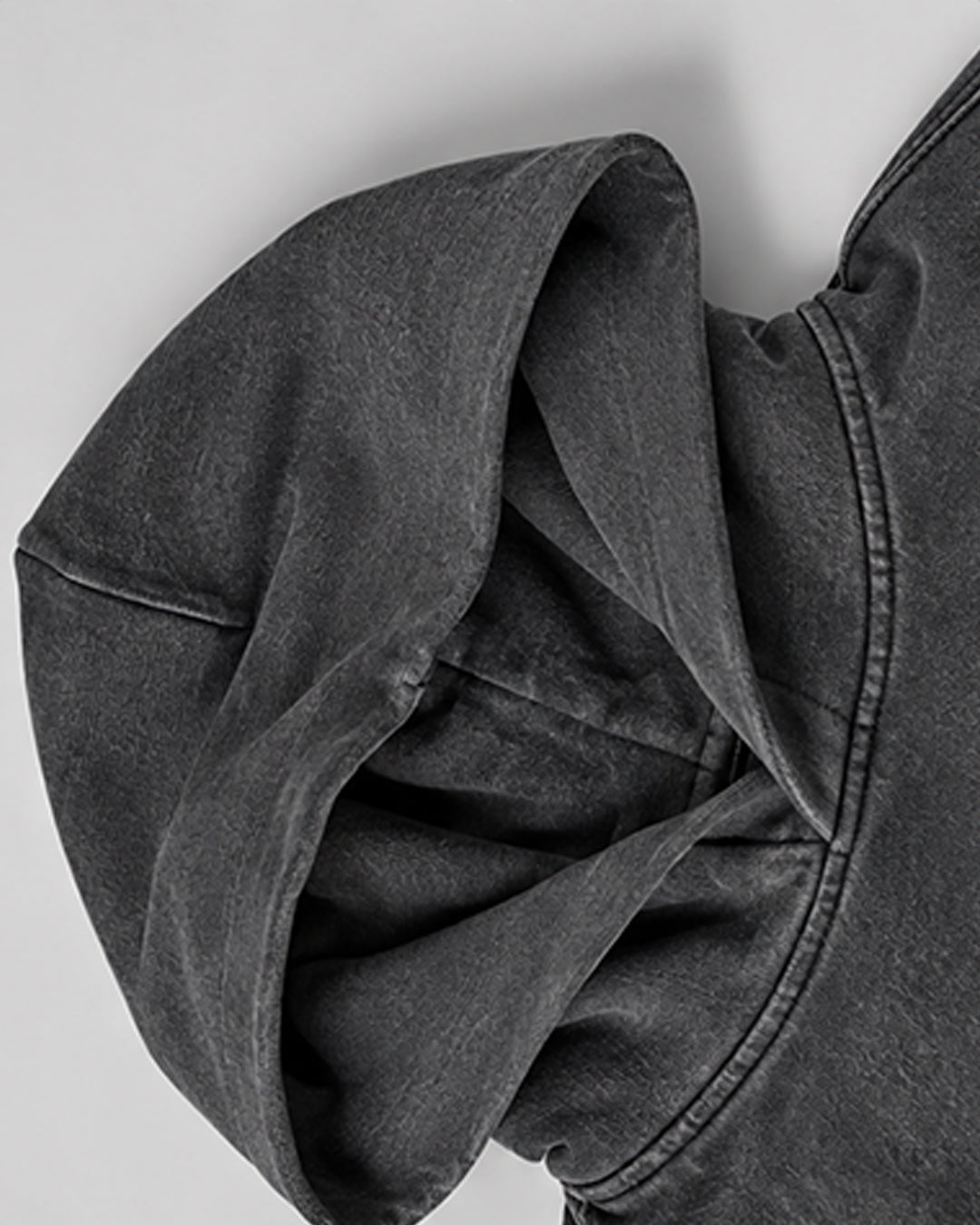 Rodeo Oversized Faded Black Hoody