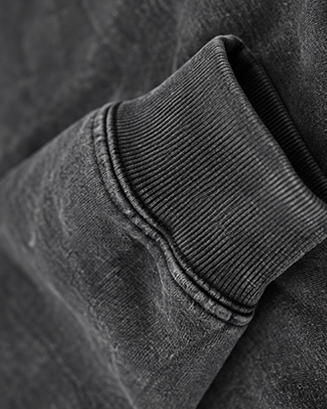 Rodeo Oversized Faded Black Hoody