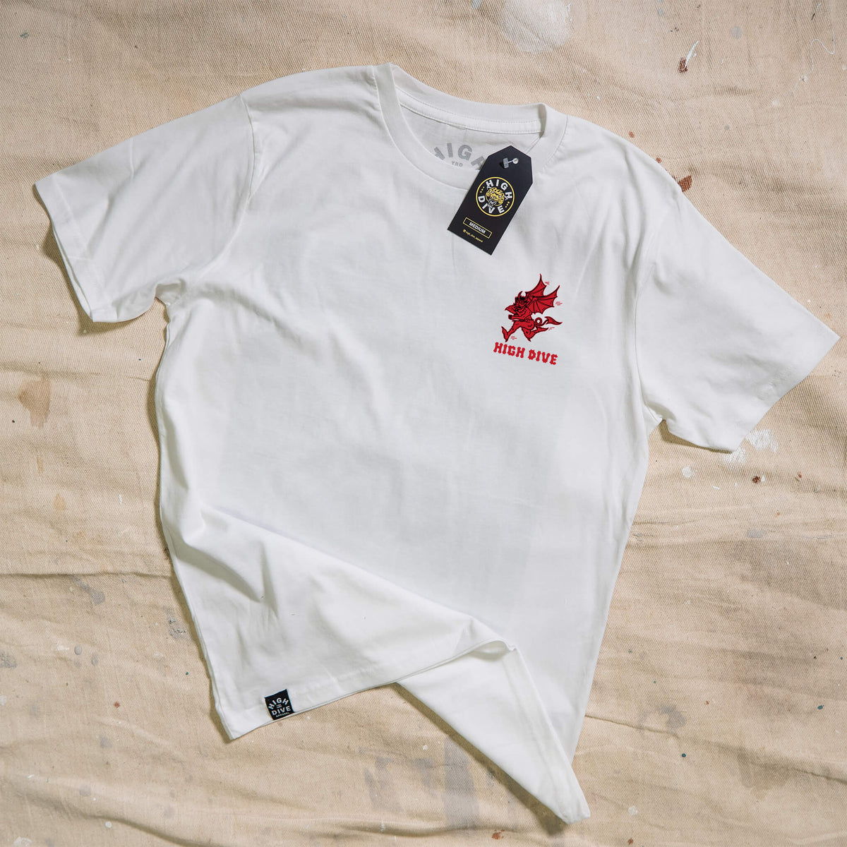 Faster Than My Demons White T-Shirt