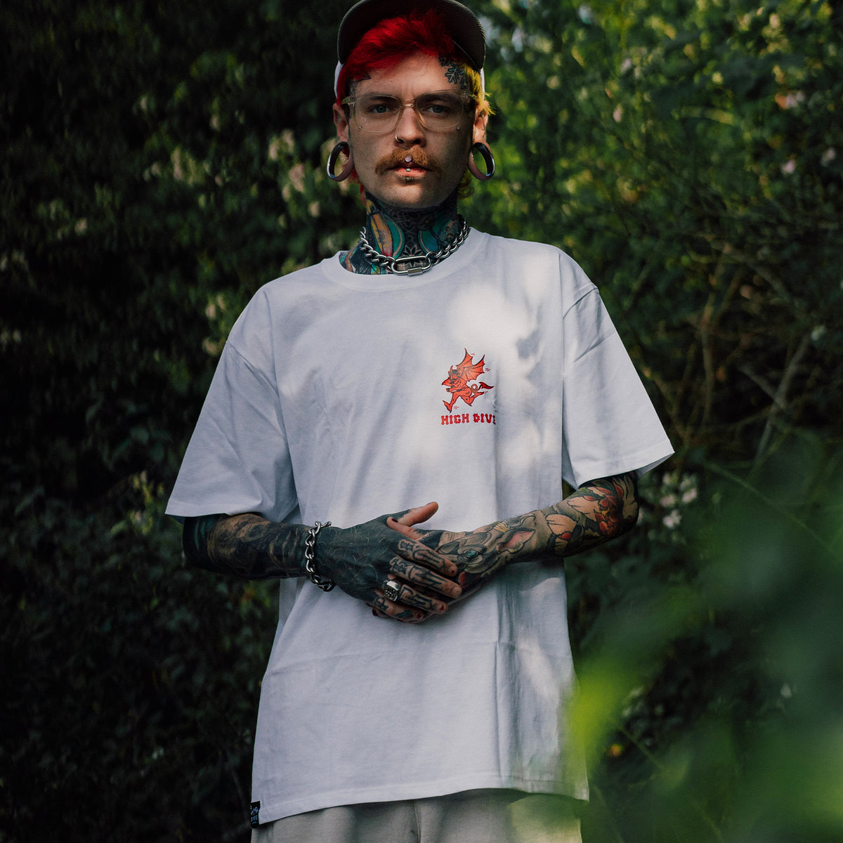 Faster Than My Demons White T-Shirt