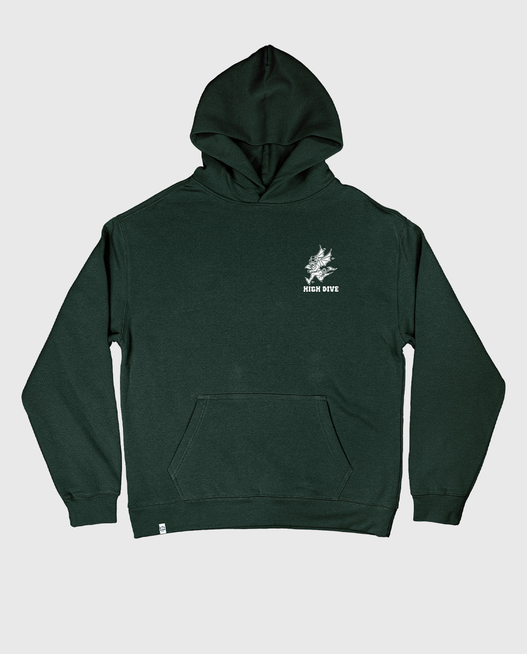 Faster Than My Demons Pine Green Oversized Hoody