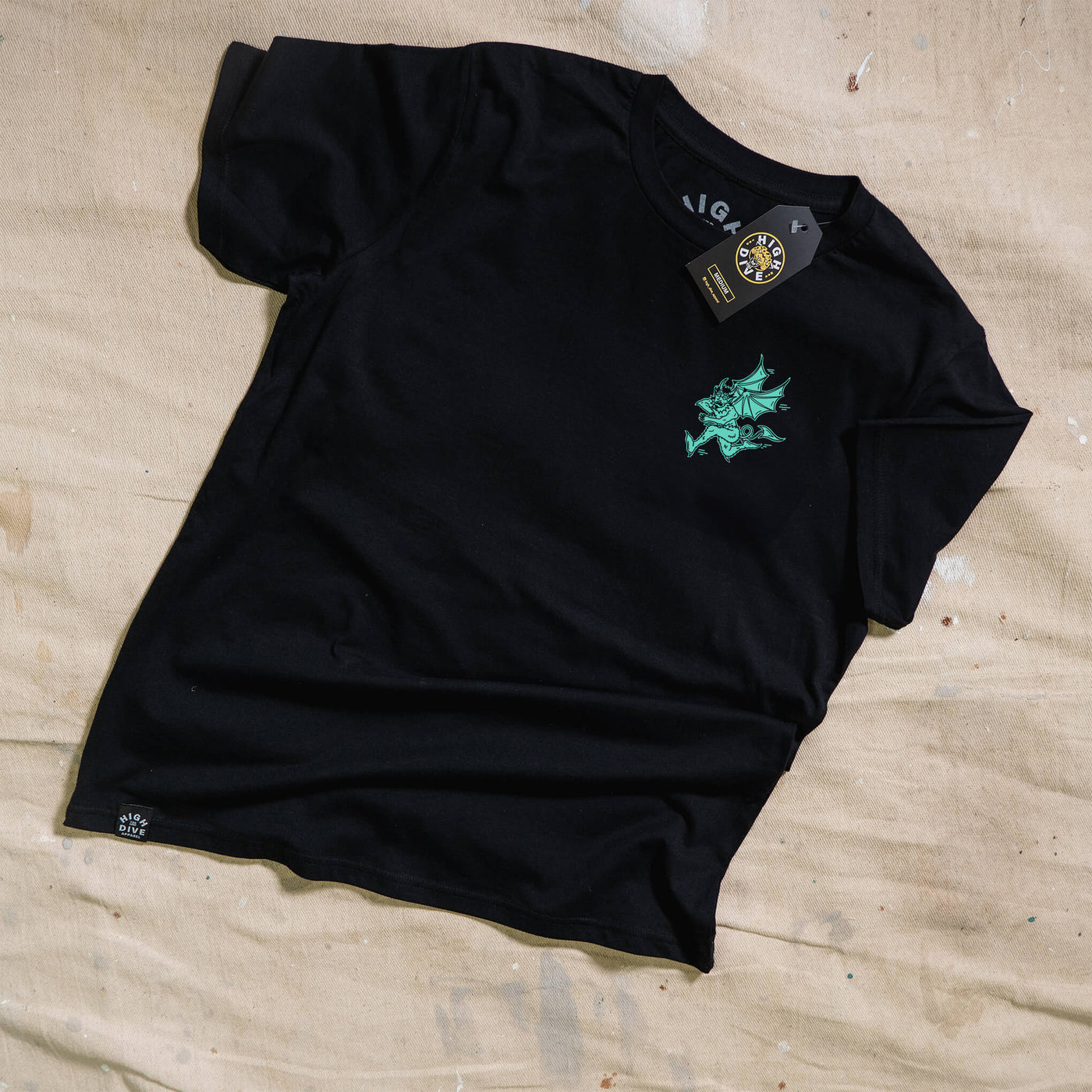 Faster Than My Demons Black T-Shirt