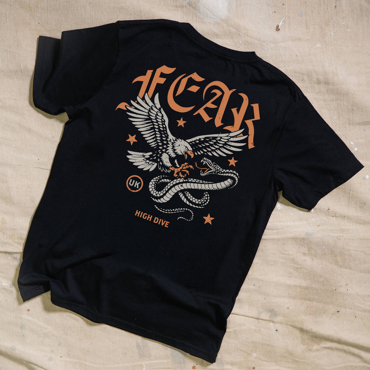 Fear Black Tee