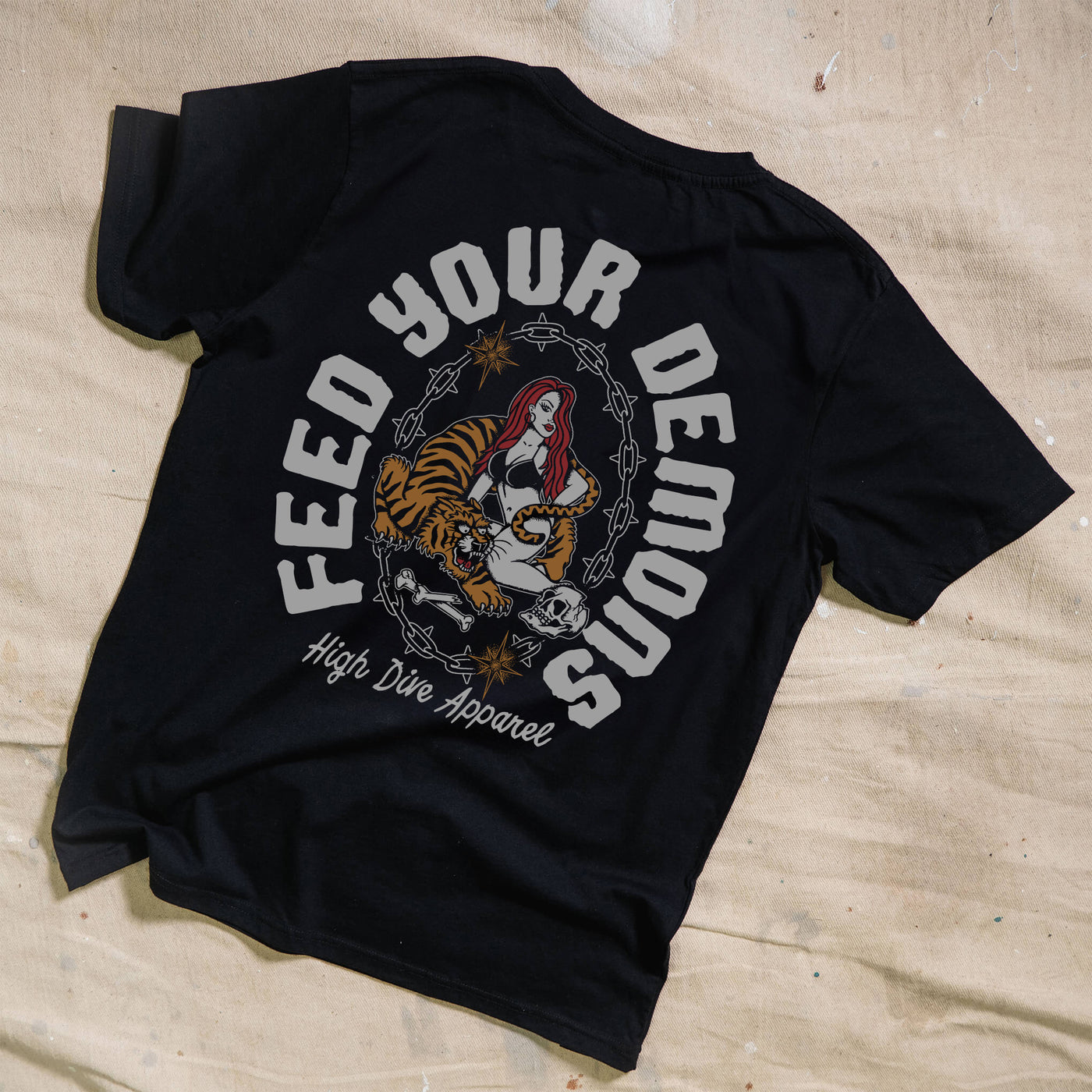 Feed Your Demons Black T-Shirt