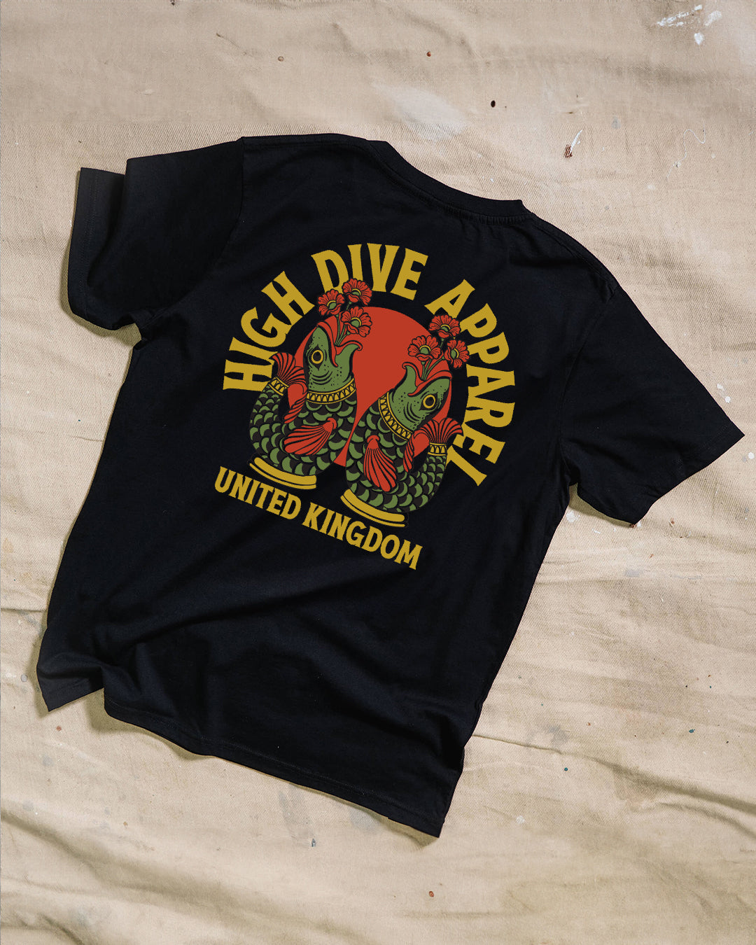 Lucky Fish Black T-Shirt