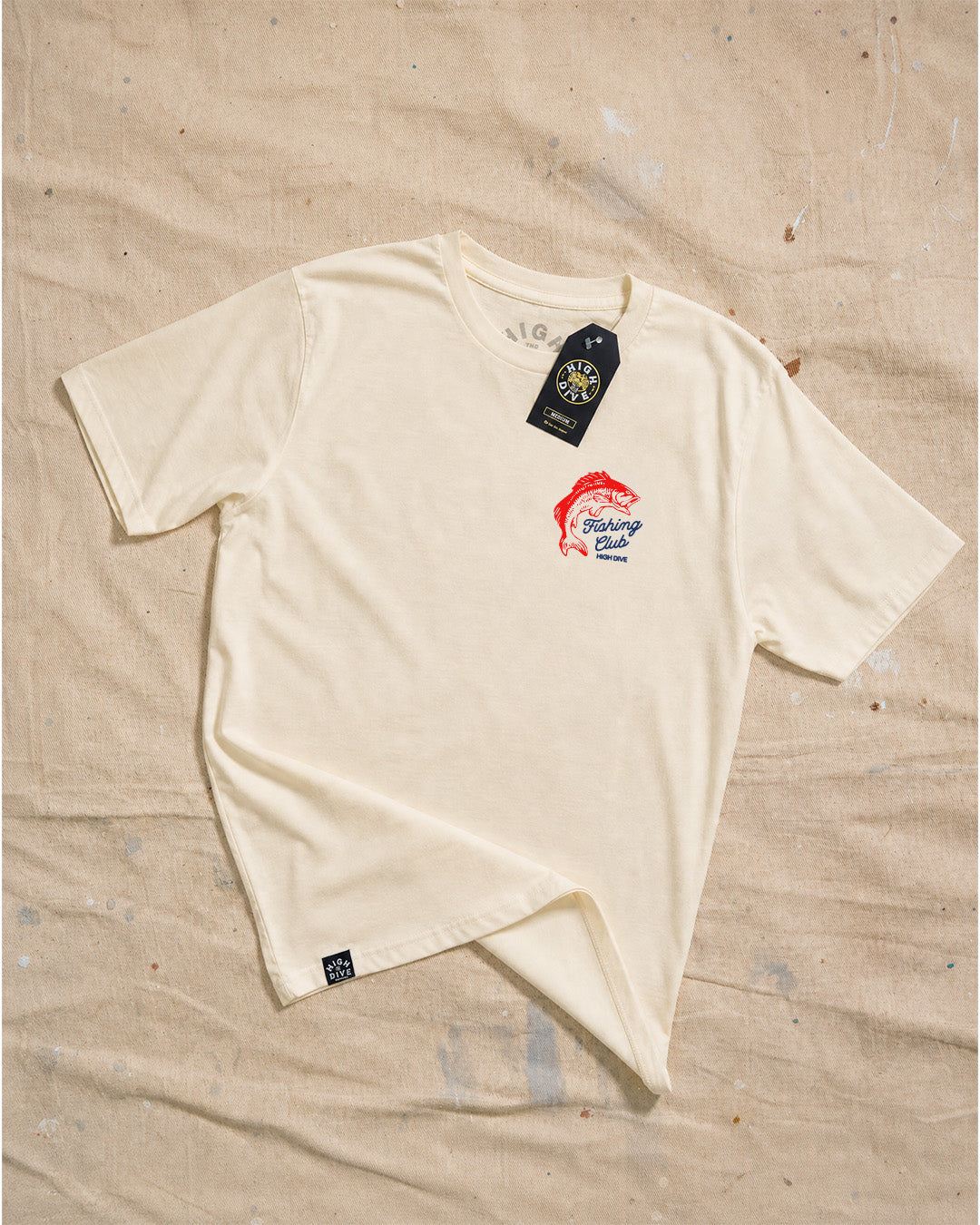 Fishing Club Ecru Tee