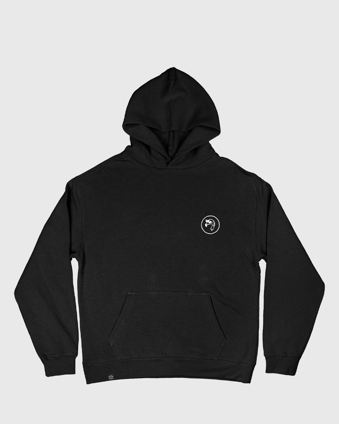 Filthy Flamingo Oversized Black Hoody