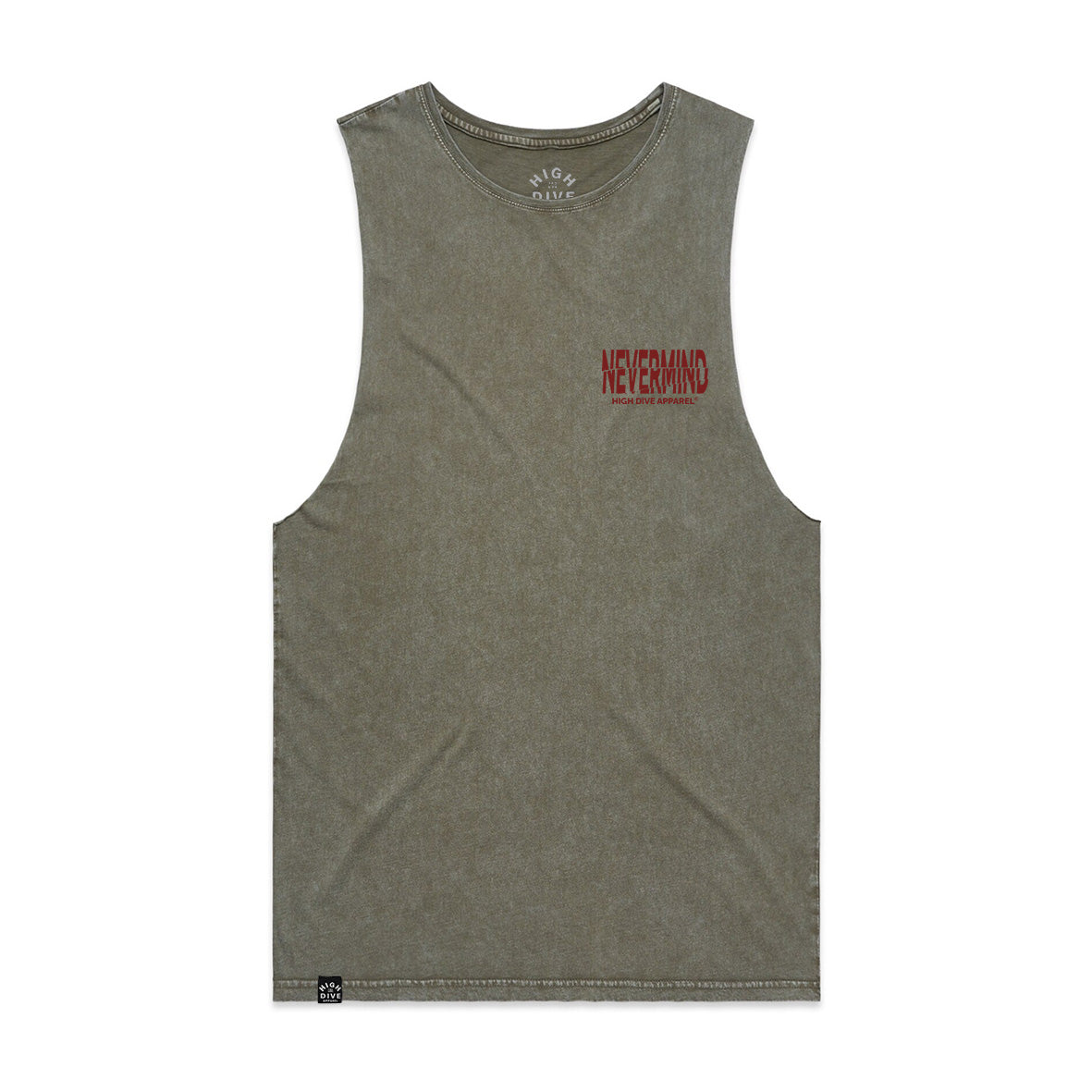 Nevermind Stonewash Moss Vest