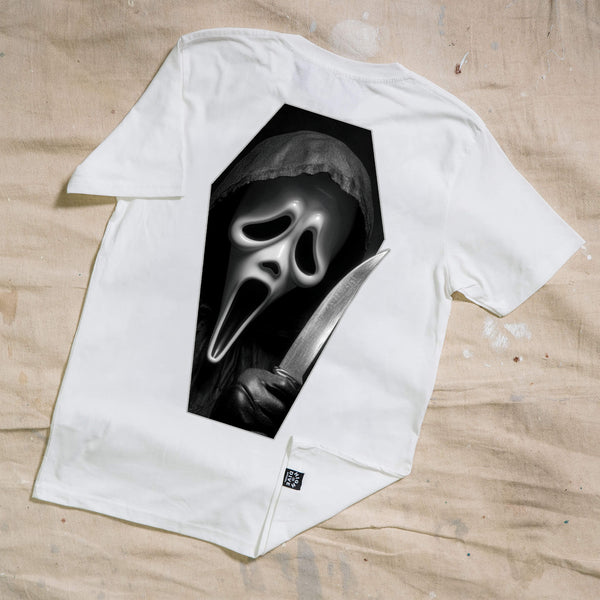 Ghostface Coffin White T-Shirt